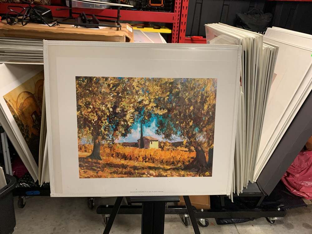 2004 Scafa Art Tuscan Landscape Lithograph Print